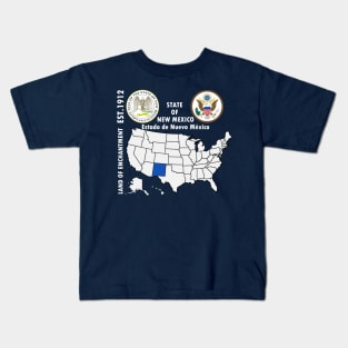 State of New Mexico Kids T-Shirt